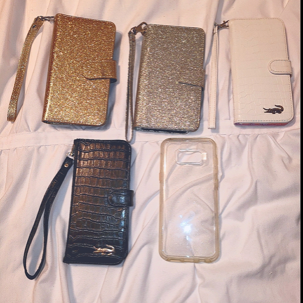 Samsung galaxy s8 plus flip case bundle